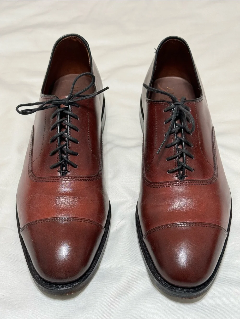 Allen Edmonds Park Avenue (Oxblood) Cap-Toe Oxford Shoes